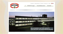 Desktop Screenshot of krueger-unternehmen.de