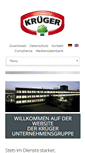 Mobile Screenshot of krueger-unternehmen.de