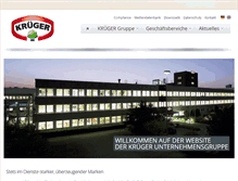 Tablet Screenshot of krueger-unternehmen.de